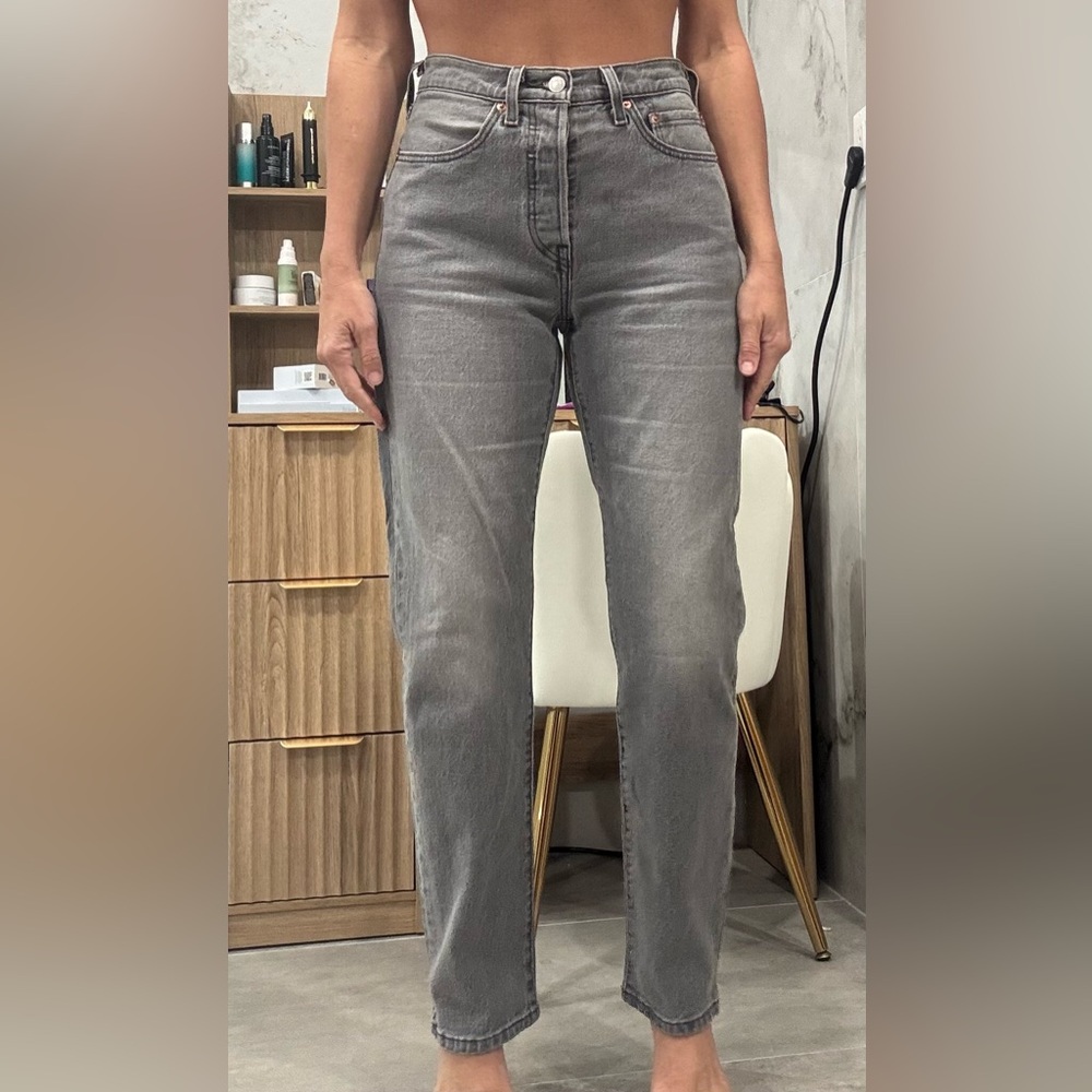 Levi's Women's Straight Leg Gray Jeans